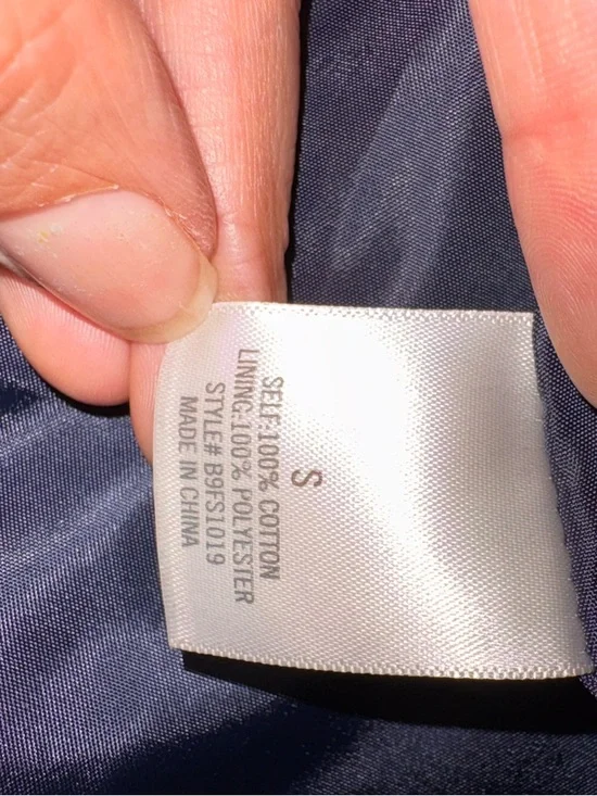 Navy Mini Skirt with Pink & Green Floral Embroidery - Picture 8 of 9